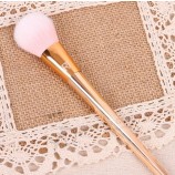 Customied high quality Hot Metal Long Handle Cosmetic Brush