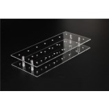 Square Catering Favor Cake Pop Lollipop Display Stand 2 Tier Acrylic Holder 20 Wholesale