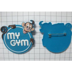 Wholesale Customied high quality OEM Eco-Friendly Soft Rubber Badges