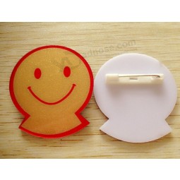 Wholesale Customied high quality OEM Free Design Acrylic Badges
