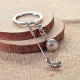 GroßhEinndel CUstommied hochwertige oem EdelstEinhl Golf SchlüsselEinnhänger