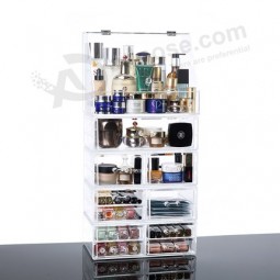 Large Desktop Dresser Transparent Acrylic Cosmetic Storage Box Wholesale