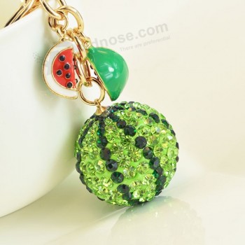 Wholesale Customied high quality OEM New Watermelon-Shaped Fancy Keychains