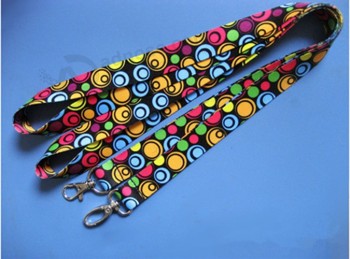 Wholesale Customied high quality OEM New Style Heat Transfer Print Lanyards