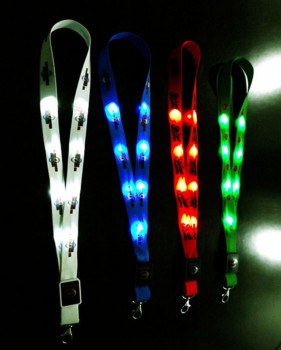 Wholesale Customied high quality Special Design LED Light Lanyards