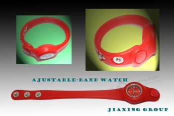 High Material and Eco-Friendly Silicone Adjustable Watch Wholesale