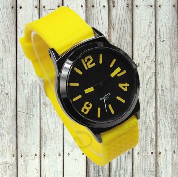 оптовое подгонянное высокое качество горячее продавая силиконовые наручные часы
