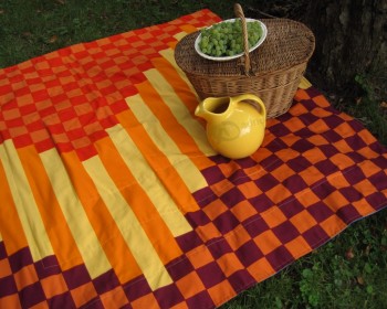 Oem дизайн полиэстер водонепроницаемый пикник одеяло оптом