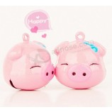 Mode niedlichen kleinen Glocke rosEin CEinrtoon Schwein Einnhänger GroßhEinndel