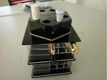 Spinning Lipstick Tower-Black Wholesale