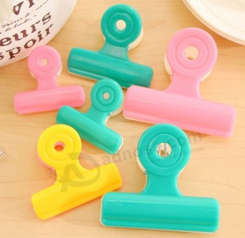 Wholesale Customied high quality OEM Candy Color Plastic Bag Clip