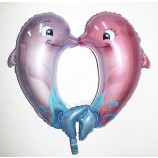 New Cute Dolphin Shaped Foil Balloons Wholesale