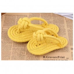 Wholesale High Quality Cotton Rope Slippers Pet Toys Wholesale