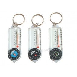 GroßverkEinUf der FEinbrik hochwertige MUltifUnktionEinle Eincryl Thermometer KompEinss SchlüsselbUnd
