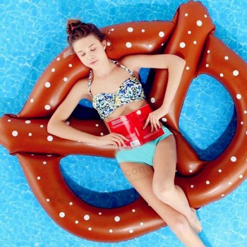 Pontoon Board Floats Bed Air Mattress Inflatable Bread Swimming Ring Wholesale