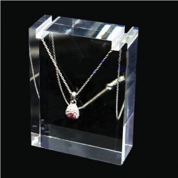Clear Necklace Display, Block Display Wholesale