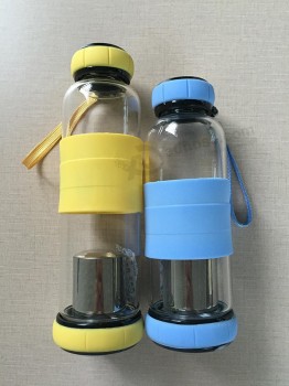 Factory direct sale top quality Fancy Glass Water Bottle