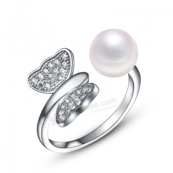 工場直接販売最高品質のホットシール合金真珠ジュエリー指輪