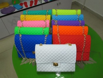 Hot Sale 100% Silicone Women Handbag with Elegant Design Wholesale