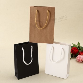 Factory direct sale top quality Luxury Party Brown Handle Gift Paper Bag