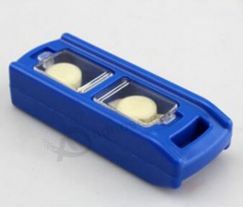 Hot Sale Plastic 2 Compartments Pill Box Wholesale