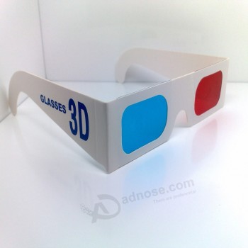 горячие продажи аnаglyph одноразовые 3d бумажные очки оптом