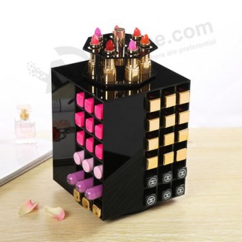 Hot Sale 360 Degree Rotating Acrylic Lipstick Storage Box Wholesale