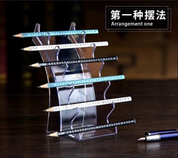 пользовательский новый дизайн акрилового карандаша дисплей оптом