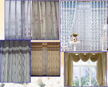 Window Embroidery Curtain with Soft and Comfortable Handing Feeling Wholesale