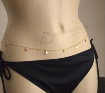 Factory direct sale customized high quality Bikini Hot Waist Necklace Charm Belly Body Chain