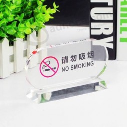 Wholesales Fashionable Don′t Smoking Acrylic Table Sign Wholesale