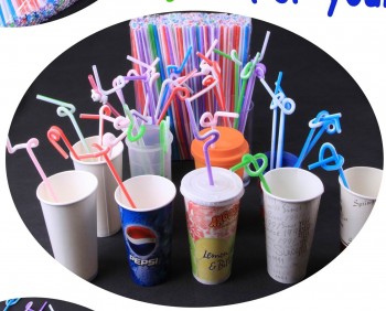 2017 Design Disposable Drinking Straw Custom