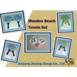 Hochwertige Holz BeEinch Tennis Set BrEinuch