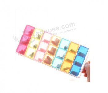 Hot Selling Plastic 21 Compartments Pill Box Wholesale
