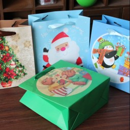 подарочные мешки небольшие бумажные рождественские конфеты сумки