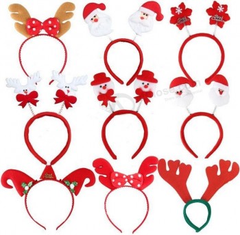Contemporary Promotional Christmas Antlers Illuminated Headwear Custom