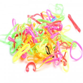 Kid Baby Girl Ponytail Holder Rubber Elastic Hair Band Rope Custom