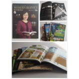 カスタマイズされた高品質なデザインのソフトカバーブック/雑誌/パンフレット印刷