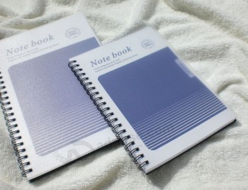 Customized high quality PP Cover Spiral Notebooks / Office Supply