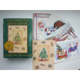 工場直接販売最高品質のクリスマスカード新年のカード