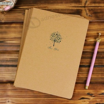 Wholesale customized high quality Kraft Paper Cover Exercise Book