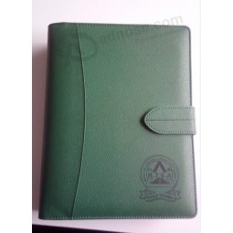 2017 customized high quality The Newest Diary Book, Leather Style Embossed Note Book