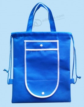 Wholesale customized high-end PP Nonwoven Shopping Bag with Drawstring with your logo