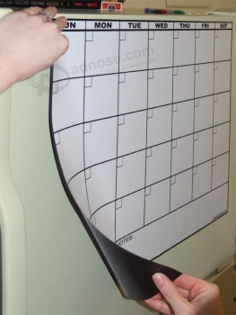 Diy dry erase ежемесячные магнитные холодильные календари оптом