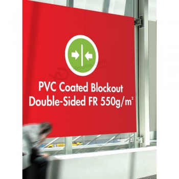 Banners de vinilo blockout colgantes personalizados con impresión de doble cara al por mayor