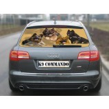 Digitally Printed One Way Vision to Rear Window Custom