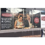 Displays Advertising Images Provides Clear Vision From The Inside One Way Vision Wholesale