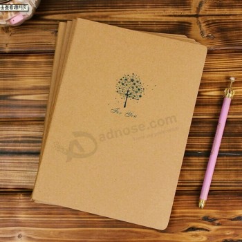 Wholesale customized high-end Kraft Paper Cover Exercise Book