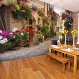 House Wall Pastoral Style Wallpaper Wall Murals Image of Large Scale