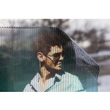 Halb Privatsphäre-Palatinische perforierte Fensterfolie Großhandel